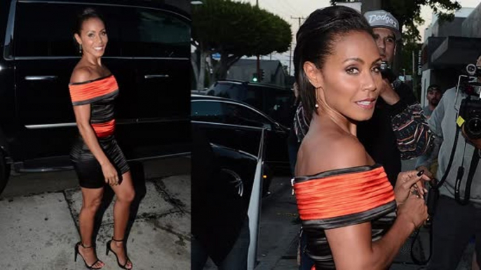 Jada Pinkett Smith Flaunts Her Figure While Out For Dinner