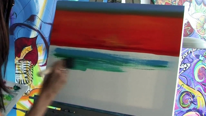 Painting With Acrylics : How to Paint Waves With Acrylic