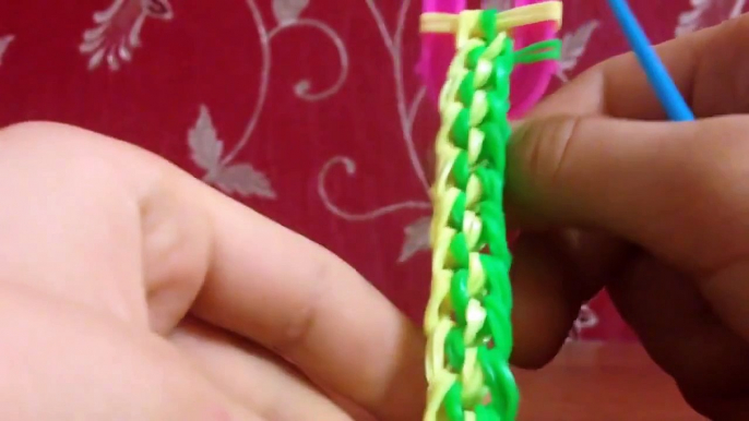 Как плести браслет ТРОТУАР из резинок Rainbow Loom