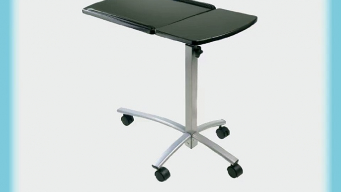 Winsome Eric Laptop Cart Adjustable Height with Metal Leg