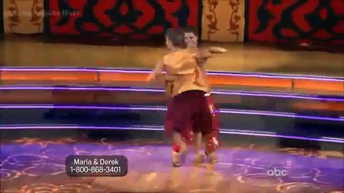 DWTS 2012  Maria Menounos ,Derek Hough ,featuring Henry Byalikov -Trio - Samba