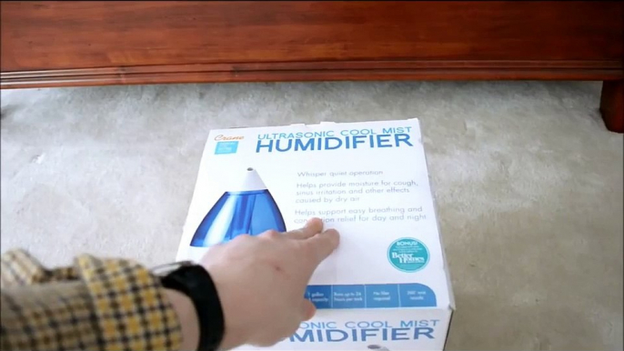 Crane Ultrasonic Cool Mist Humidifier Unboxing & Review