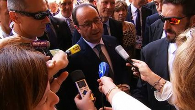 Interview lors de l’inauguration du pavillon français de l’Exposition universelle de Milan 2015