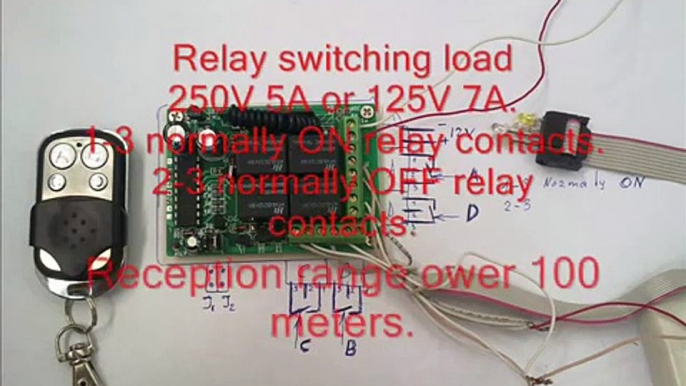 Wireless Remote Control Switch Board & Remote Control