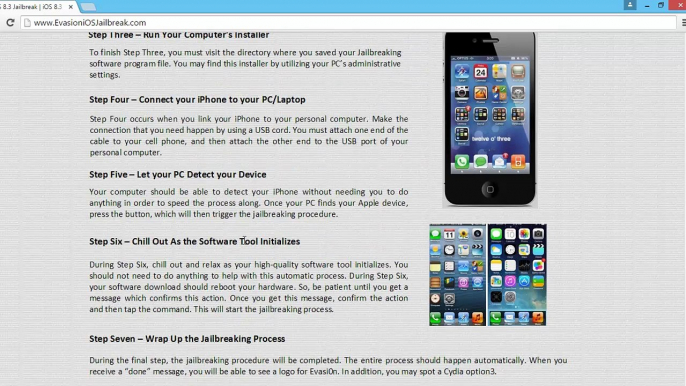 Iphone 5s/ 5c/5 ios 8.3 jailbreak Untethered évasion fiscale pour iPhone 6 & 6 plus