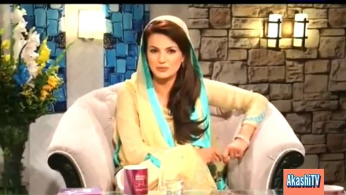 The Reham Khan Show - Wasim Akram And Shaniera Thompson - 21 June 2015