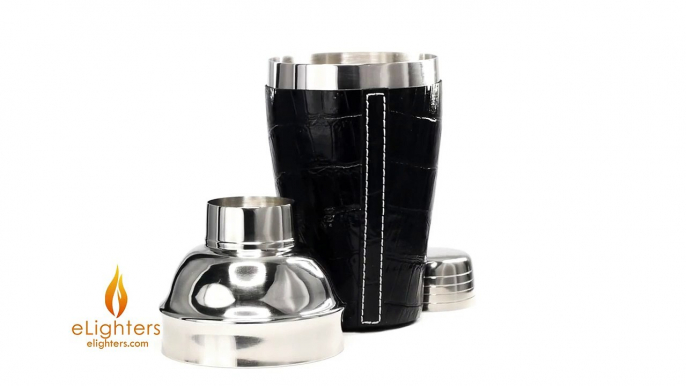 Visol 'Croc' Black 16 oz Stainless Steel Cocktail Shaker