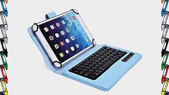 Cooper Cases(TM) Infinite Executive Eve Tech T1 Tablet Keyboard Folio in Baby Blue (Premium