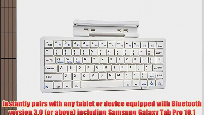 Cooper Cases(TM) K2000 Samsung Galaxy Tab Pro 10.1 (T520) / LTE (T525) Bluetooth Keyboard Dock