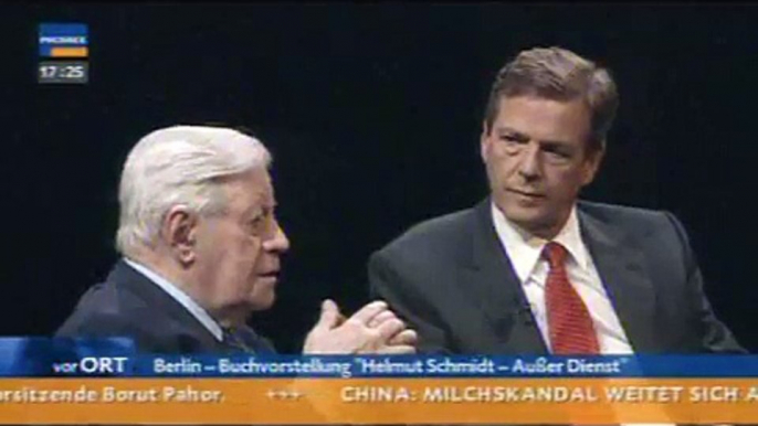 Helmut Schmidt im Gespräch mit Claus Kleber - 2008 - Teil 8 von 8