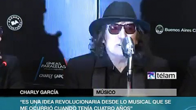 Con críticas al rock argentino, Charly García anunció la presentación de una suite en el Colón.