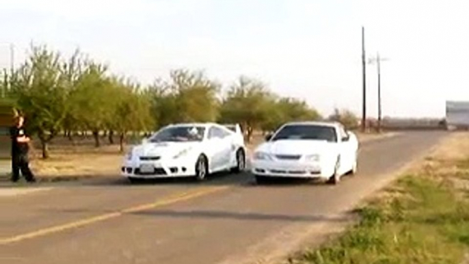 celica gt-s smokes mustang gt