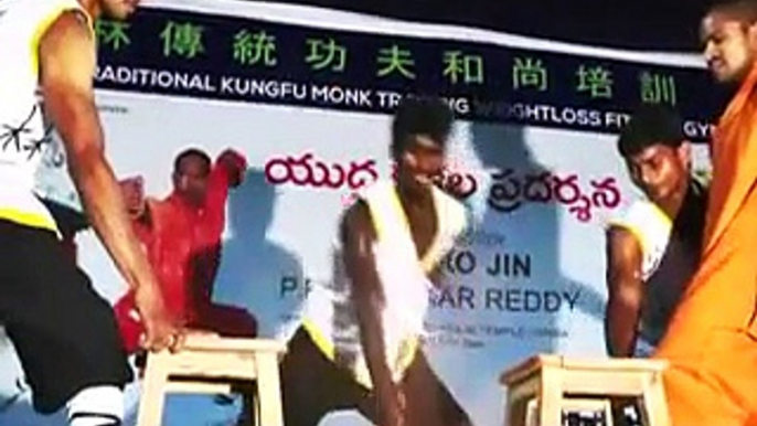 Kung-fu School Indian Best Wushu Monk Weapons Training Shifu Prabhakar Reddy Warrior Training