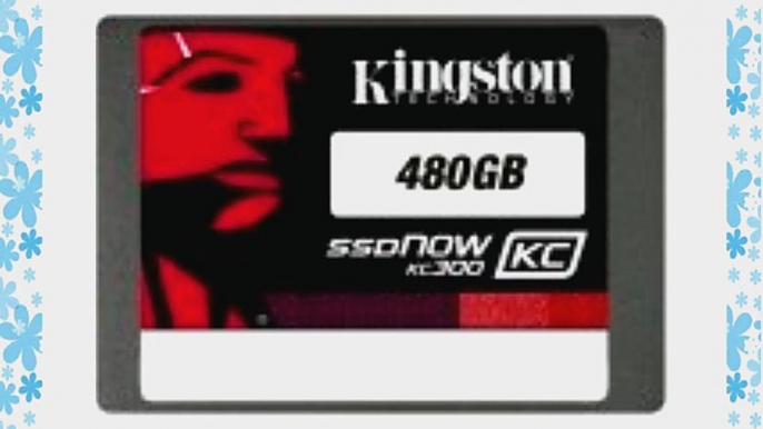 Kingston Digital 480 GB SSDNow KC300 SATA 3 2.5-Inch Solid State Drive with Adapter SKC300S37A/480G