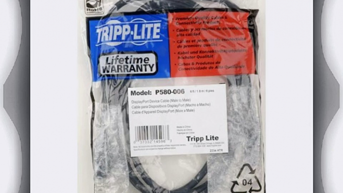 Tripp Lite DisplayPort Cable with Latches (M/M) 15-ft.(P580-015)