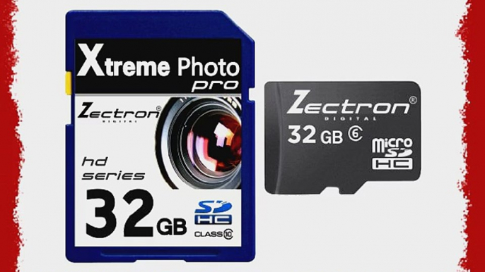 Zectron 32GB Micro SD SDHC Memory card FOR Canon PowerShot A2300