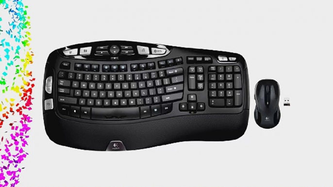 Logitech Wireless Wave Combo Mk550 With Keyboard and Laser Mouse