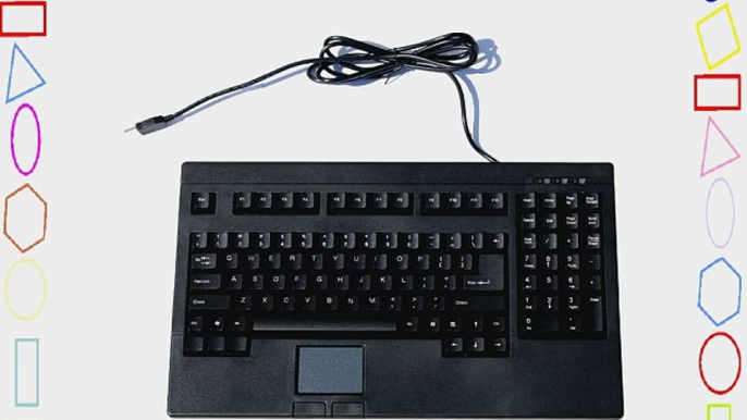 KB-230 19 1U Rackmount Touch-Pad Keyboard USB