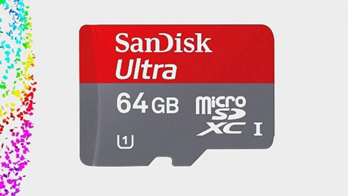 SanDisk 64GB Mobile Ultra MicroSDXC Class 10 Memory Card with SD Adapter - Retail Packaging