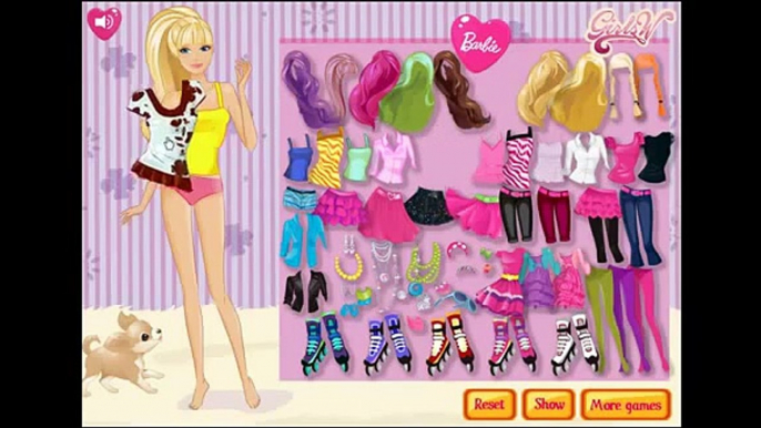 Cute Barbie on Roller Skates#2014 HD