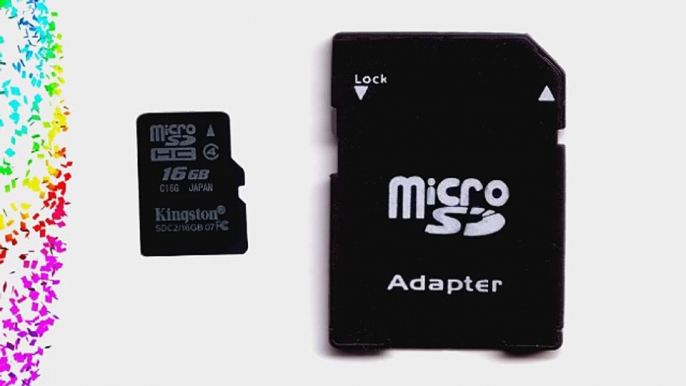 Kingston 16GB microSDHC Class 4 with Micro SD Adapter (Bulk Packaging)