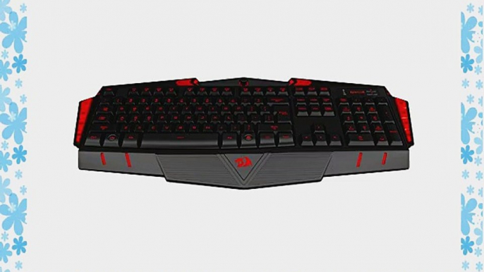 Redragon ASURA K501 USB Gaming Keyboard 7 Color Backlight Illumination 116 Standard Keys 8