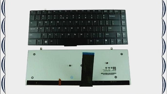 Dell Studio XPS 13 16 1340 1640 Black US Keyboard With Backlit NSK-DF11D 0C516C