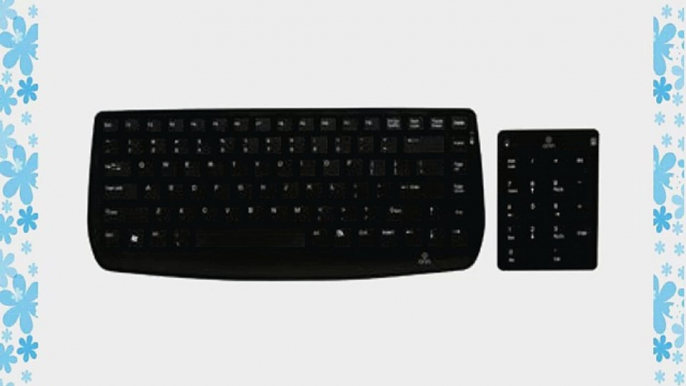 Onn Wireless Keyboard and Key Pad with Nano Receiver