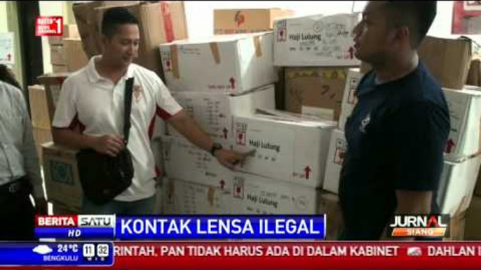 Tim Gabungan BPOM Gerebek Gudang Lensa Kontak Ilegal