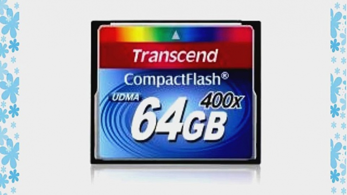 Transcend 64 GB CompactFlash (CF) Card (TS64GCF400) -