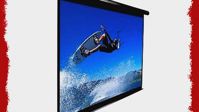 Elite Screens VMAX2 Series Electric Drop Down Projection Screen 120-inch Diagonal 4:3 Model: