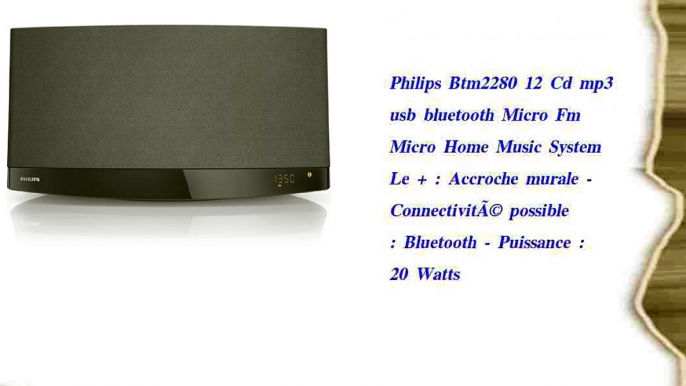 Philips Btm2280 12 Cd mp3 usb bluetooth Micro Fm Micro