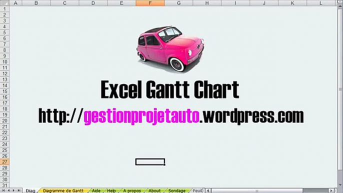 How to make Gantt Chart with Excel