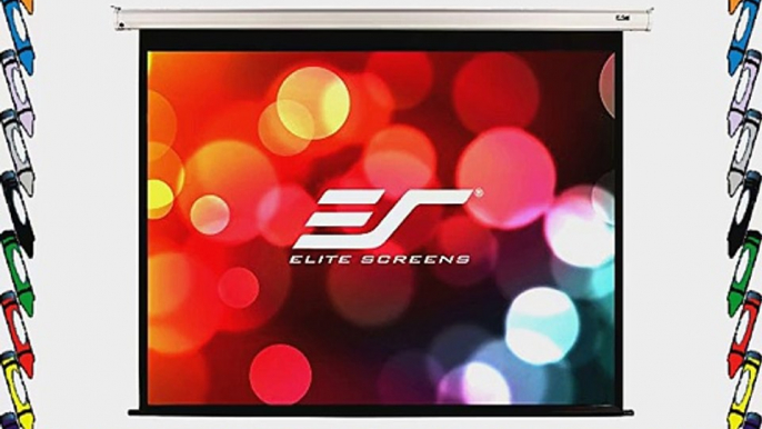 Elite Screens VMAX2 Series 92-inch Diagonal 16:9 Electric Drop Down Projection Screen Model: