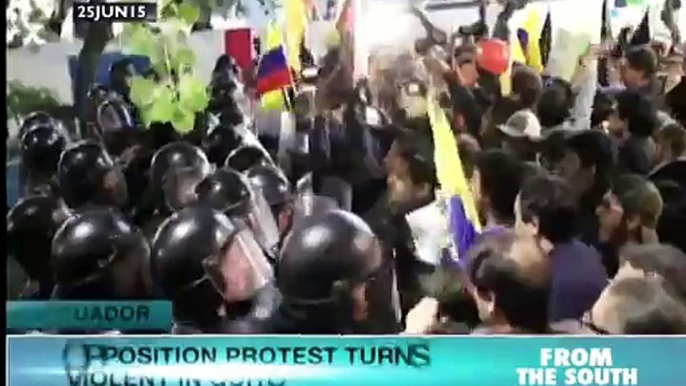 Ecuador: Opposition Protest in Quito Turns Violent