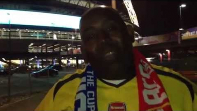 Robbie after Victory at Wembley in The FA Cup Semi-Final