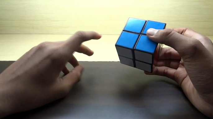 Solve a 2x2 rubik's cube in just 4 moves [Fully Scrambled]