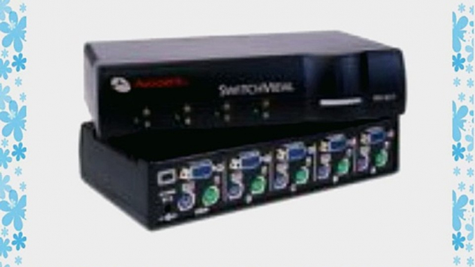 Avocent 4-Port Cybex Switchview KVM 1user PS2/ser for PC with o Cables