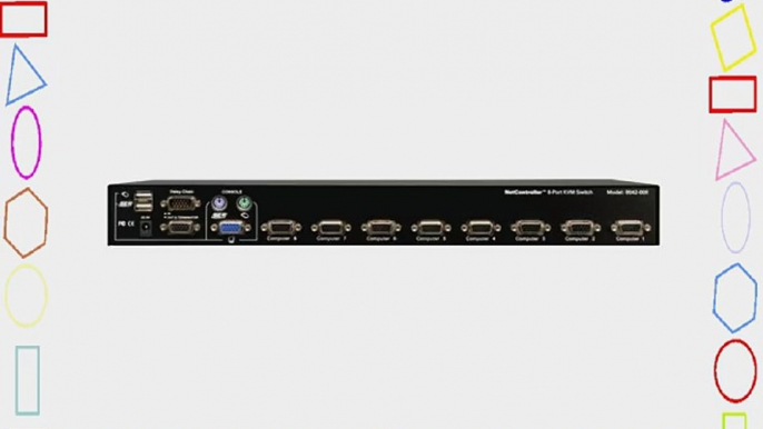 Tripp Lite B042-008 8-Port 1U Rackmount USB PS2 KVM Switch with On-Screen Display