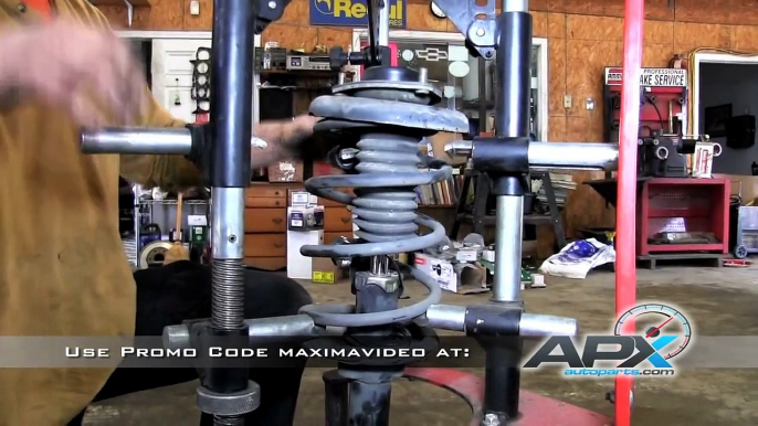 Front Strut Installation on a Nissan Maxima, Infiniti I30 1999, 1998, 1997, 1996, 1995