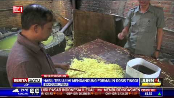 BPOM Gerebek Pabrik Mi Basah Berformalin di Bandung