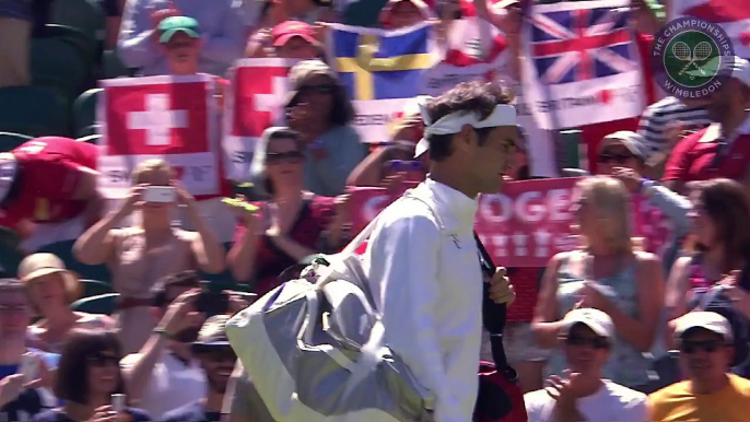 2015 Day 2 Highlights, Roger Federer vs  Damir Dzumhur