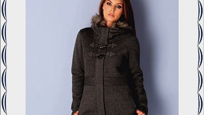 Womens Bench Womens Chilly Knit Jacket in Charcoal Marl - 12