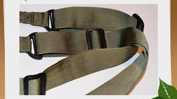 Acid Tactical? Airsoft Rifle shotgun Hunting Tactical bungee sling Two hook - Color OD Green