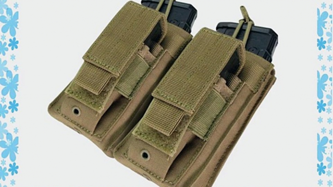 CONDOR MA51-003 Double Kangaroo Mag Pouch Coyote Tan