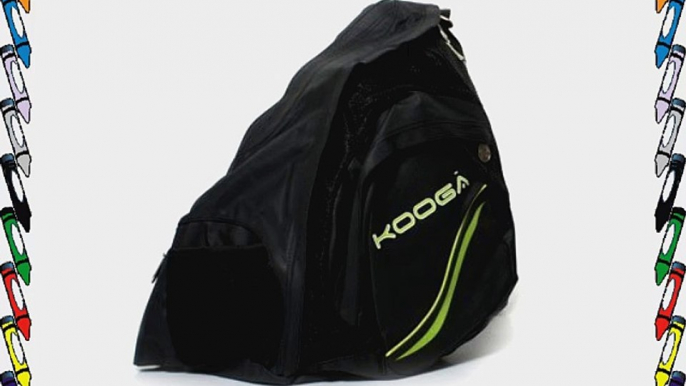 Asymetric Rugby Back Pack Black/Lime - size One Size