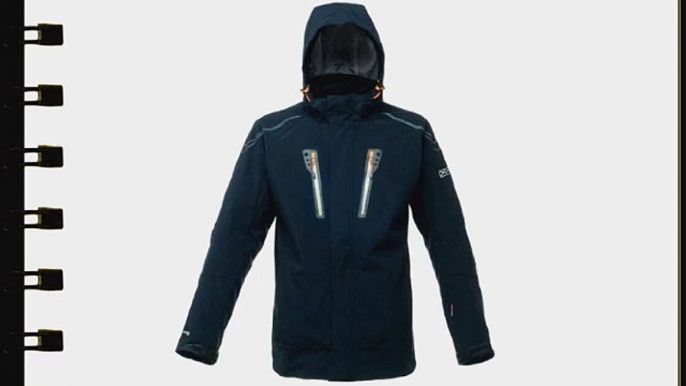 REGATTA PEAKZONE WATERPROOF WINDPROOF AND BREATHABLE NAVY SOFTSHELL JACKET (S)