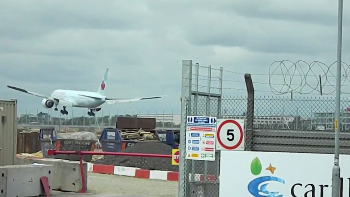 London Heathrow Airport Plane Spotting "Heavies" Runway 27R - Boeing 777's and Airbus A340