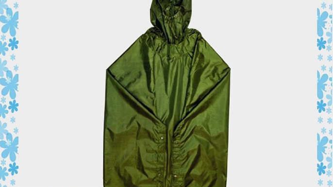 Highlander Adventure Hooded Poncho - Olive