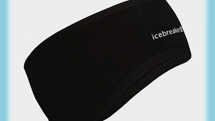 Icebreaker Quantum Headband Black Black black / black Size:Medium